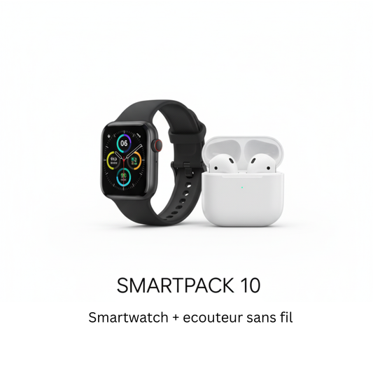 SmartPack 10 - Kit smartwatch séries 10 + écouteurs sans fil